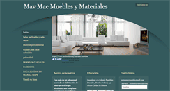 Desktop Screenshot of mavmacmuebles.com.mx