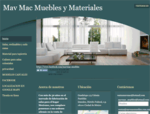Tablet Screenshot of mavmacmuebles.com.mx